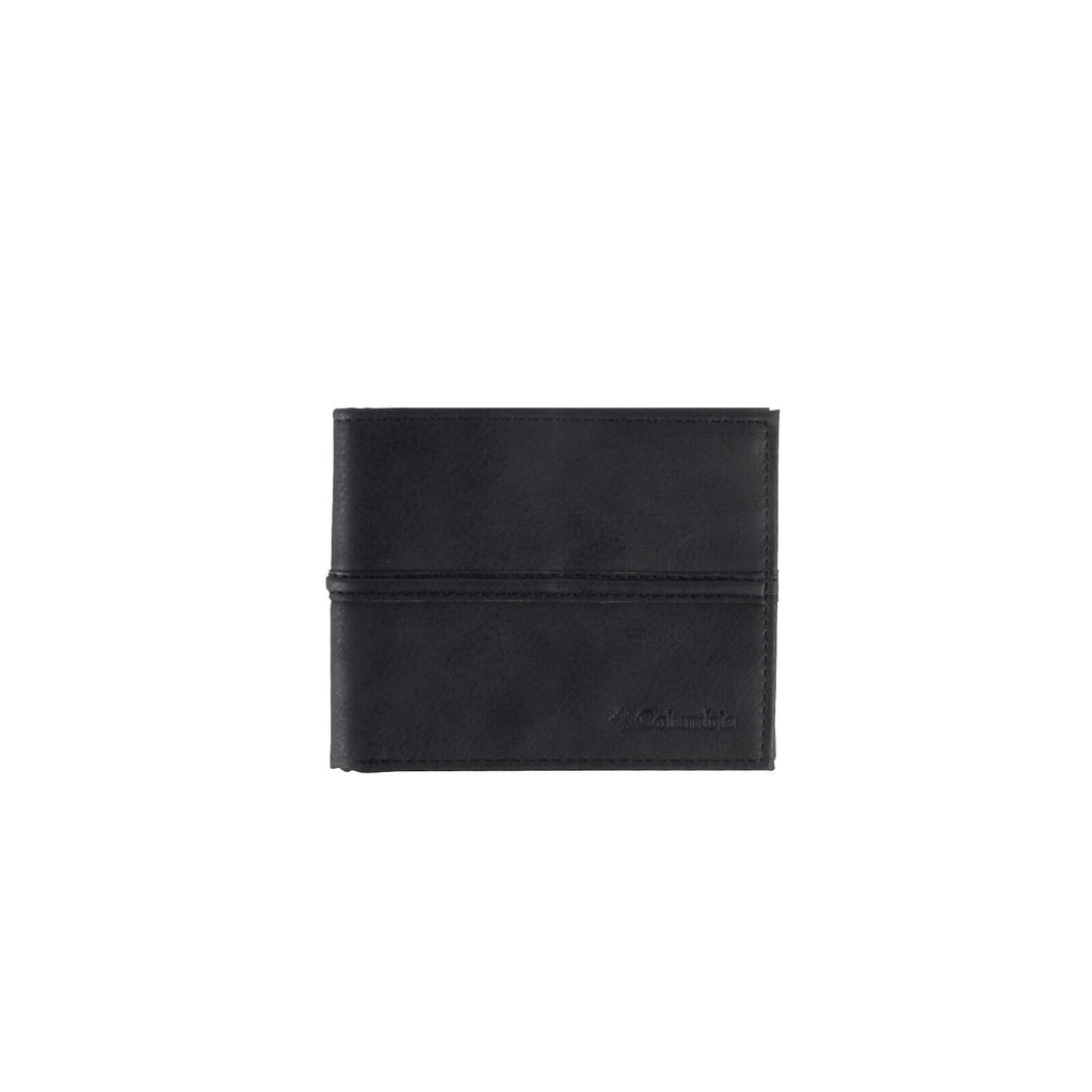 Columbia Black RFID Secure Middle Stitched Wallet (S09)