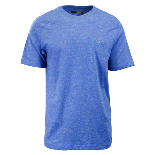 Greg Norman Men's Heather Sea Blue S/S T-Shirt (S01A)