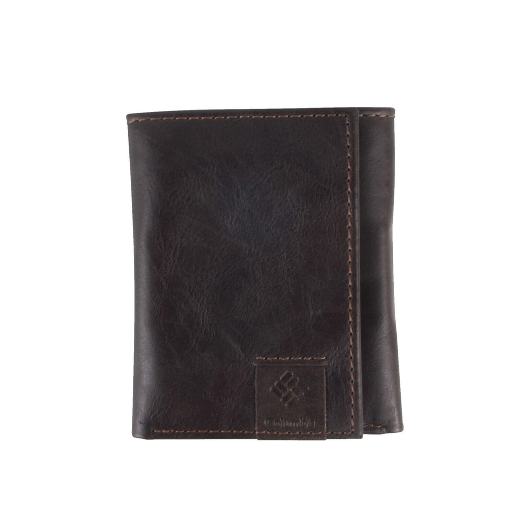 Columbia Brown RFID Secure Trifold Ultimate Capacity Wallet (S05)