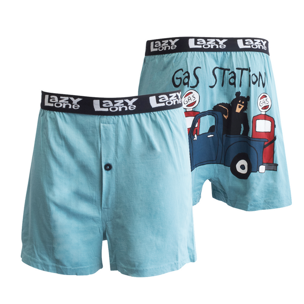 Lazy One Men's Gas Station Boxers