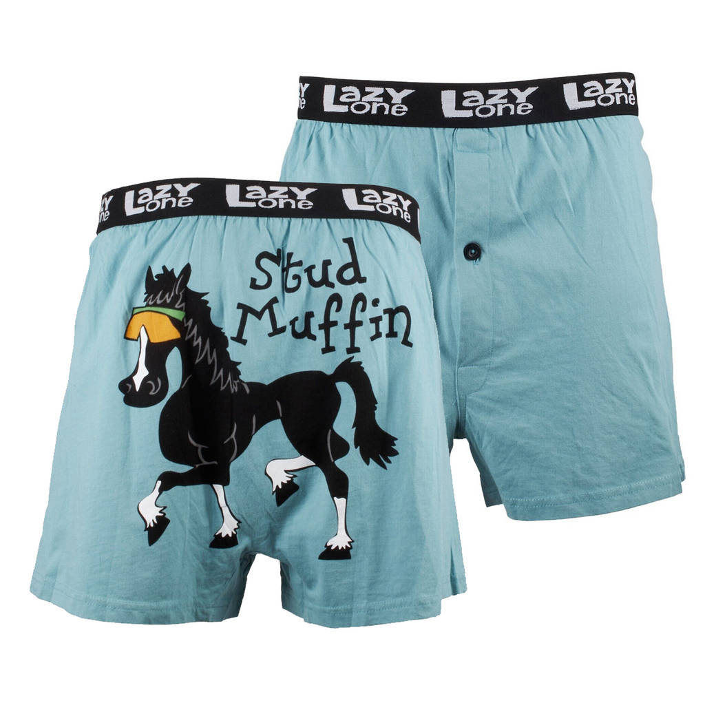 Lazy One Men's Stud Muffin Boxers