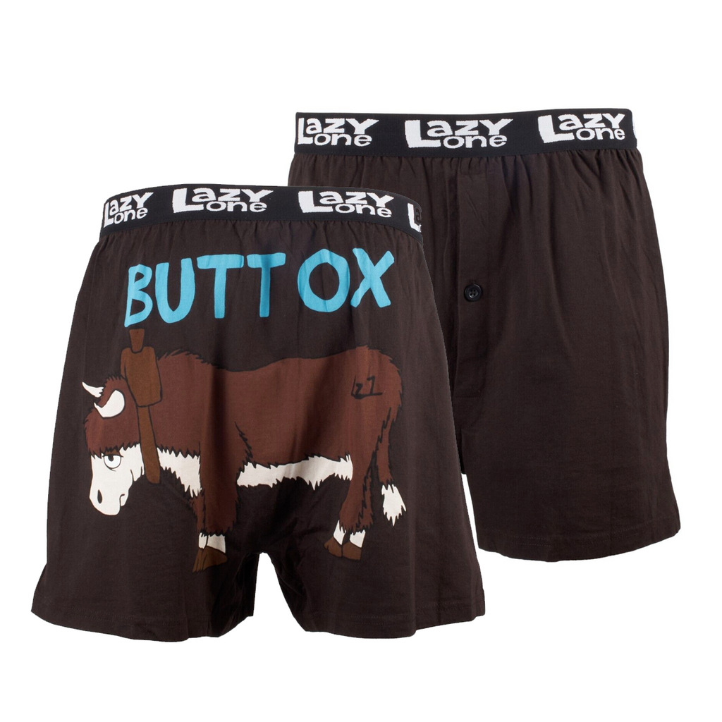 Lazy One Men's Butt Ox Boxers