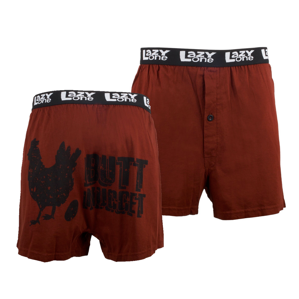 Lazy One Men's Butt Nugget Boxers